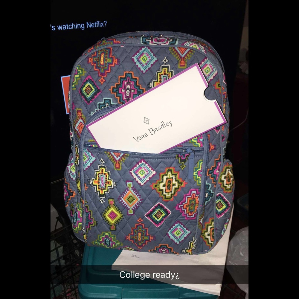 Vera Bradley Campus Backpack.
